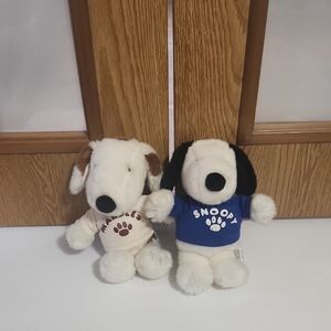 Peanuts Snoopy Plush And His Brother Marbles Stuffed Plush